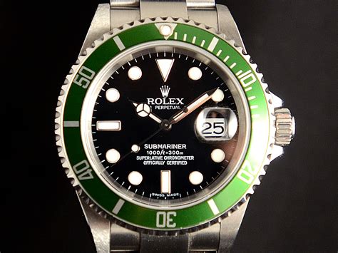 Rolex submariner ghiera verde 